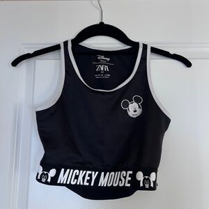 Disney Black and White Mickey Mouse Tank Top